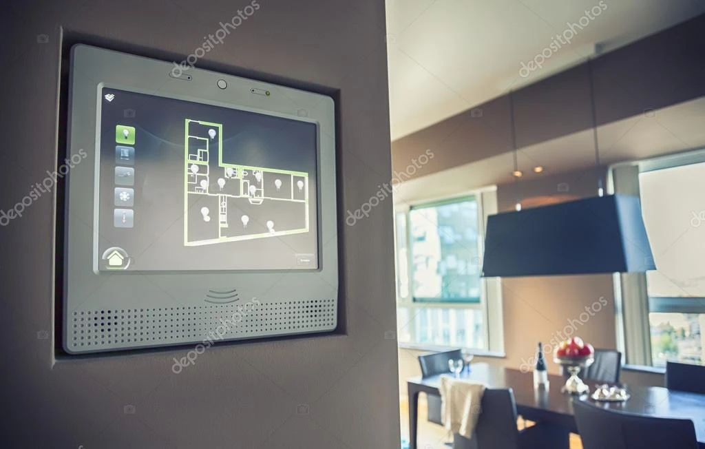 Luxury living room with subtle smart lighting and built-in speakers
